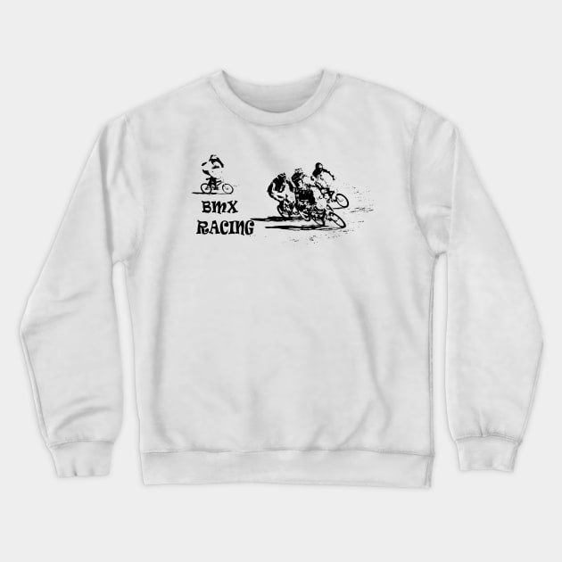 bmx Crewneck Sweatshirt by rickylabellevie